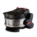Ver imagem 1 de Forno de Pizza Elétrico Duplo Ariete 927 Preto 1800W 220V - Pedra Refratária e Design Retrô