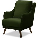 Ver imagem 2 de Kit 2 Poltronas para Sala Decorativas C/ Tachas Sarah Veludo Verde