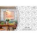 Ver imagem 2 de Papel de Parede Adesivo Pvc Estampa Folhas 5 Metros