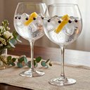 Ver imagem 2 de Jogo de Taças de Gin de Cristal com Titânio Versat 680ml 2 Peças - Seu Lar
