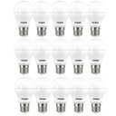 Ver imagem 1 de Kit 15 Lâmpadas Led Bolinha Tkl 4,9w Taschibra E27 Bivolt 3000k Quente