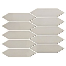 Mosaico de Cerâmica Six Gr Placa 25,7x31,3cm Lux - 6061546a - 1