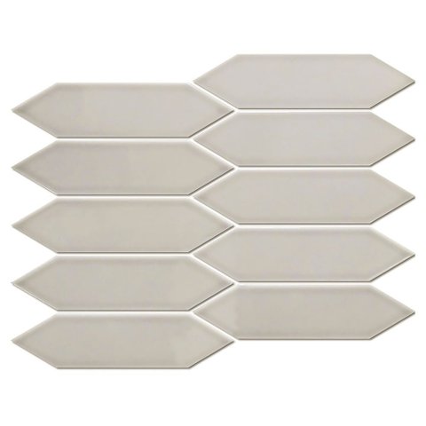 Mosaico de Cerâmica Six Gr Placa 25,7x31,3cm Lux - 6061546a