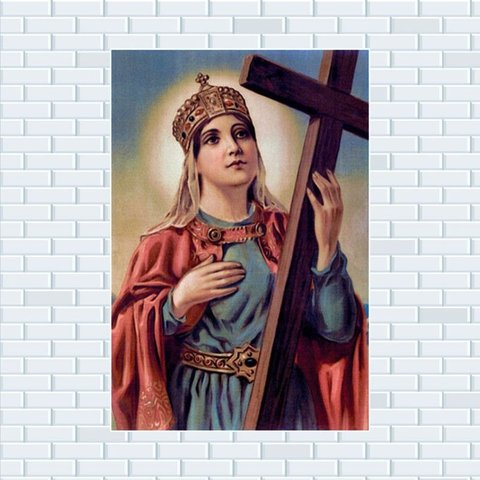 Placa Decorativa Mdf Joana D'arc Tamanho 20x27cm