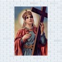 Ver imagem 1 de Placa Decorativa Mdf Joana D'arc Tamanho 20x27cm