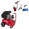 Compressor de Ar Elétrico Portátil Bca 25l 1,9cv Mono 220v + Kit Pintura de Ar com 5 Peças - 1