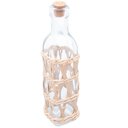 Ver imagem 2 de Galheteiro Porta Azeite Vidro e Fibra Natural 300ml Rolha