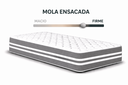Ver imagem 4 de Kit Cama Box Baú Solteiro 88x188 cm + Colchão Molas Ensacada Solteiro 20 cm Cinza Suede
