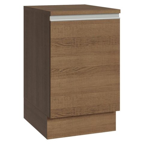 Balcão de Cozinha 50cm 1 Porta Rustic Glamy Madesa Rustic