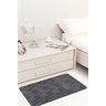 Tapete Lotus Grosso Pelo Baixo Antiderrapante - Cinza - 100x140cm - 4