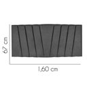 Ver imagem 2 de Painel Estofada Bélgica 160cm Queen Size Para Cama Box Quarto Linho Cinza - Gat Magazine