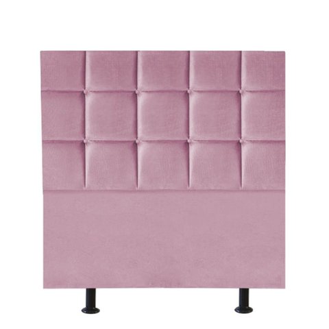 Cabeceira para Cama Box Solteiro 90 Cm Espanha:rosa Bebe