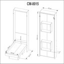 Ver imagem 6 de Cama Articulada Solteiro 193x97,2cm C/ Nichos Branco Cm8015 Tecno Mobili