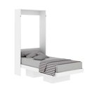 Ver mais imagens de Cama Articulada Solteiro 193x97,2cm C/ Nichos Branco Cm8015 Tecno Mobili