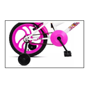 Ver imagem 3 de Bicicleta Infantil Aro 16 Feminina Criança - Ello Bike Cor:branco/rosa