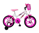 Ver imagem 1 de Bicicleta Infantil Aro 16 Feminina Criança - Ello Bike Cor:branco/rosa