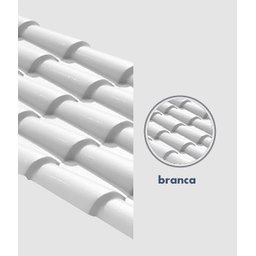 Telha Pvc Colonial Branca 230 Cm X 86 Cm - 2