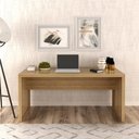 Ver imagem 2 de Mesa para Escritório Home Office Me4109 Mdp Amendoa - Gran Belo
