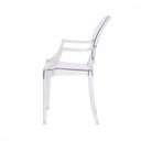 Ver imagem 3 de Kit 2 Cadeiras Louis Ghost Transparente Policarbonato Sala Cozinha Jantar