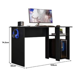 Mesa Escrivaninha Gamer Slim - Peternella - 2