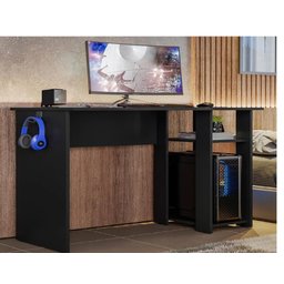 Mesa Escrivaninha Gamer Slim - Peternella - 1