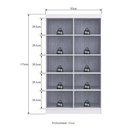Ver imagem 4 de Guarda-roupas Solteiro 4 Portas Multimóveis Cr35216