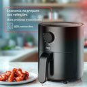 Ver imagem 5 de Fritadeira Elétrica Airfryer Hq 2,8 Litros Preta Hq-AF2.8LMG