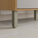 Ver imagem 6 de Balcão de Cozinha 120 cm Colors 3 Portas 2 Gavetas Freijó/Cinza Chalck - Kits Paraná