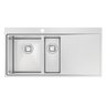 Cuba de Sobrepor Tramontina Design Collection Smooth 1.5c 34 Ex em Aço Inox com Acabamento Scotch Br - 1