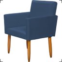 Ver imagem 4 de Kit Namoradeira Decorativa Para Sala Nina + 4 Poltronas Para Recepção Manicure Suede
