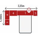 Ver imagem 2 de Quarto Modulado de Casal Branco 9 Portas Armário Roupeiro Guarda Roupa