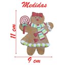 Ver imagem 3 de Kit 2 Enfeites Pendente para Árvore de Natal Biscoito Ginger 11cm