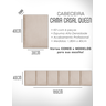 1 Módulo de Cabeceira Cama Box Solteiro Casal Queen King Estofada Modulada 40x30cm - 8