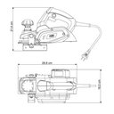 Ver imagem 5 de Plaina Elétrica Tramontina 850 W 82 Mm para Uso Profissional 220 V Tramontina