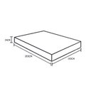 Ver imagem 5 de Conjunto Box Bipartido King 73X193X203+Colchão Resiste Plus