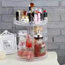 Ver imagem 6 de Organizador Maquiagem Giratorio 360º Acrilico Resistente Creme Perfume Penteadeira Quarto Banheiro a