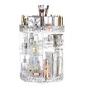 Organizador Maquiagem Giratorio 360º Acrilico Resistente Creme Perfume Penteadeira Quarto Banheiro a - 5