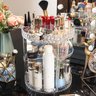 Organizador Maquiagem Giratorio 360º Acrilico Resistente Creme Perfume Penteadeira Quarto Banheiro a - 9