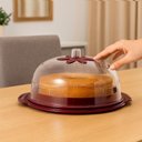 Ver imagem 3 de Boleira Porta Bolo 5 em 1 com Cúpula e Suporte