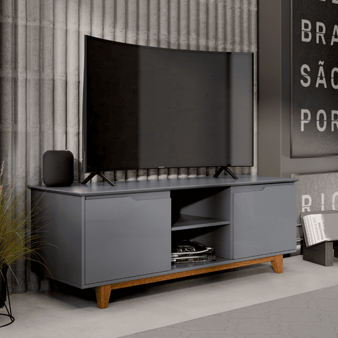 Rack TV Fulton Cinza