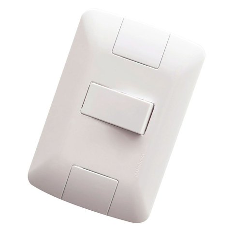 Conjunto 4x2 1 Interruptor Simples Horiz Tramontina 6 a 250v