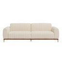 Ver imagem 1 de Sofá 3 Lugares 210cm Cocie Bouclé Off White - Sallar Home