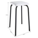 Ver imagem 4 de Conjunto Mesa e 4 Bancos Estofados Verona 