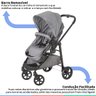 Carrinho Bebe Berço Passeio Moises Infantil 3 em 1 Galzerano + Base + Bebê Conforto + Protetor Solar - 9