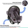 Carrinho Bebe Berço Passeio Moises Infantil 3 em 1 Galzerano + Base + Bebê Conforto + Protetor Solar - 12