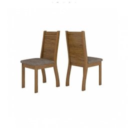 Conjunto Sala de Jantar Mesa e 4 Cadeiras Almira Espresso Móveis - 2