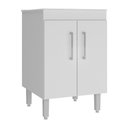 Ver imagem 2 de Tanque de Lavanderia 45 Litros com Gabinete 2 Portas Multimóveis Cr30038