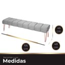 Ver imagem 5 de Recamier Estofada Casal King Size Luxo Veludo