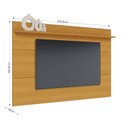Ver imagem 3 de Painel Suspenso para TV 75 Polegadas 1 Prateleira 216,8cm Danúbio