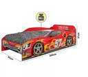 Ver imagem 3 de Jogo Infantil Duas Peças Branco Guarda-Roupa 2617 Qmovi e Cama Car Estrela